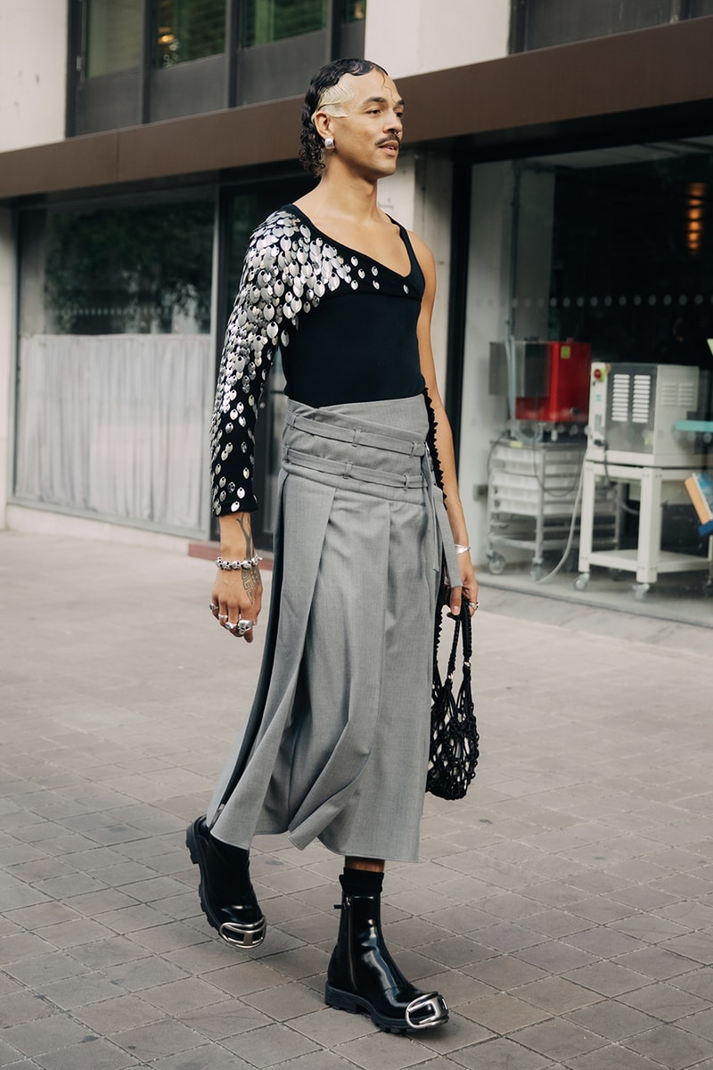 London Fashion Week Street Style SS25 mains simone rocha crocs burberry jw anderson