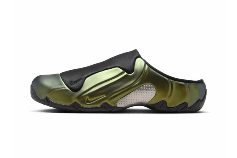 Official Look at the Nike Clogposite "Green Goblin" HF6881-900 Multi-Color/Medium Grey-Light Graphite-Black 2024 release clogs