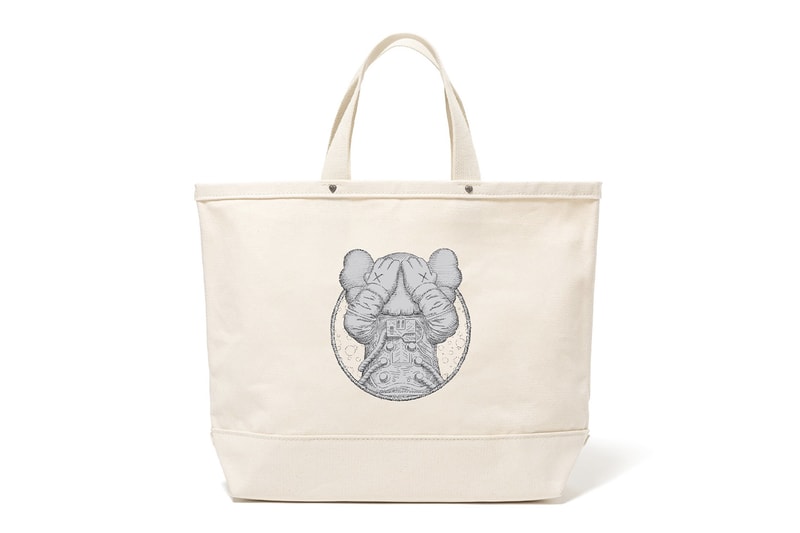 KAWS and HUMAN MADE Drop Limited Edition Tote Bag not a hotel joopiter auction nigo pharrell williams