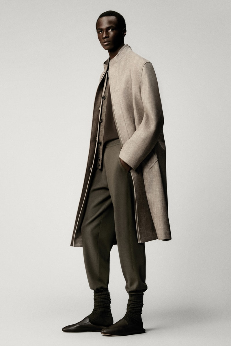 Loro piana sping summer 2025 linen solbiati outerwear blazers spagna cashmere chambray shirt milan fashion week exhibition bermuda shorts anorak nature