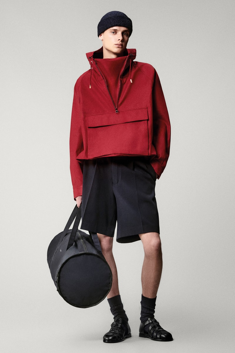 Loro piana sping summer 2025 linen solbiati outerwear blazers spagna cashmere chambray shirt milan fashion week exhibition bermuda shorts anorak nature