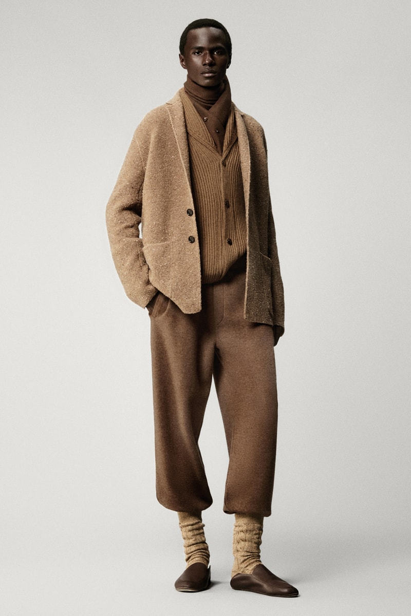 Loro piana sping summer 2025 linen solbiati outerwear blazers spagna cashmere chambray shirt milan fashion week exhibition bermuda shorts anorak nature