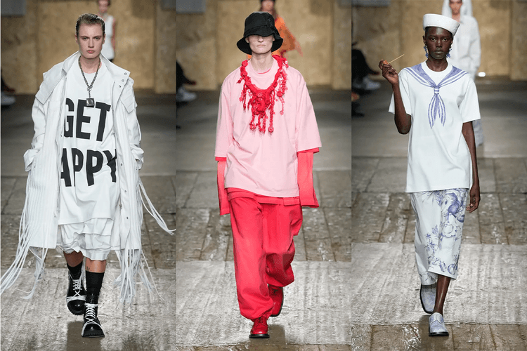 Adrian Appiolaza Tells Us To "Get Happy" at Moschino SS25