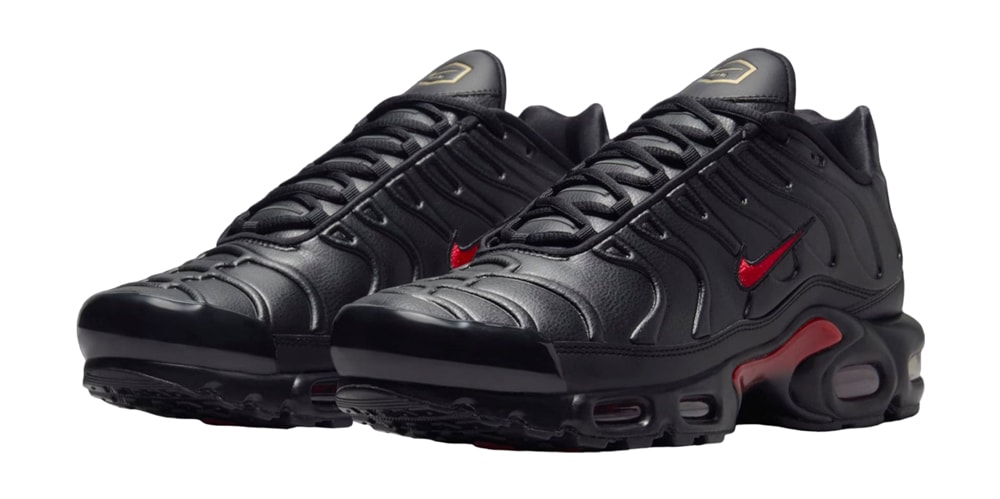 Official Images of the Nike Air Max Plus Leather "Bred"