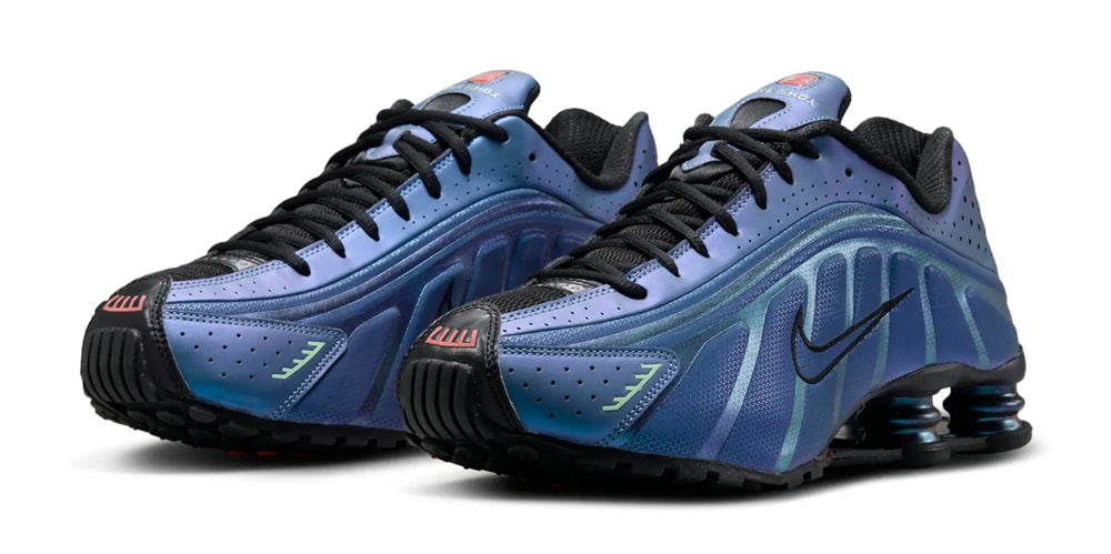 Official Look at the Nike Shox R4 "Iridescent"