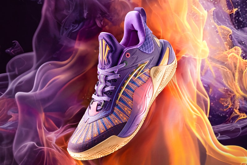 Kyrie Irving Taps His Dad for the Assist on ANTA KAI 1 Speed “Twin Flame” sneaker footwear colorway drederick family legacy elizabeth mom dad color gold purple orange price link store drop