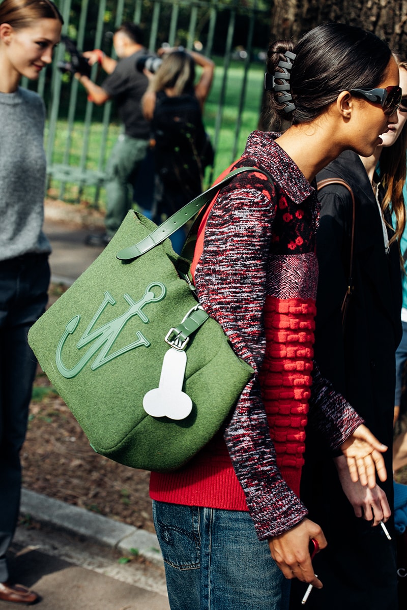 Milan Fashion Week SS25 Street Style prada bottega veneta versace diesel glenn maartens asap rocky rihanna
