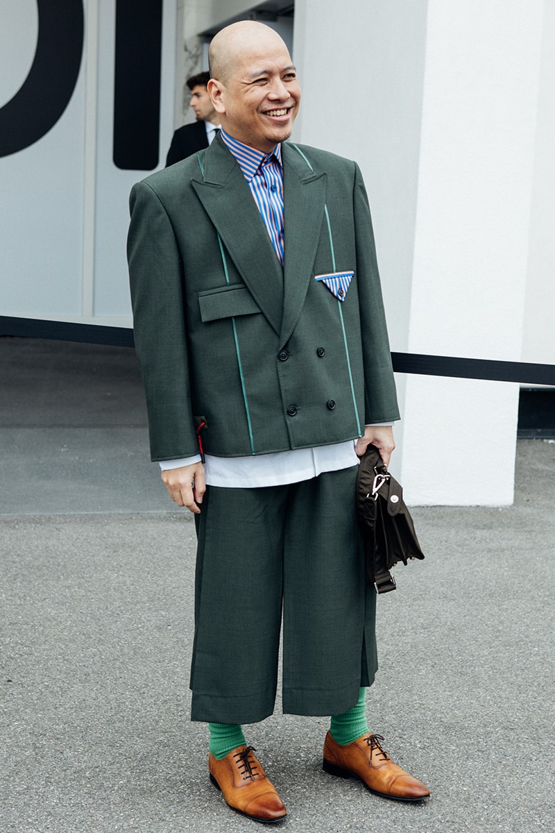 Milan Fashion Week SS25 Street Style prada bottega veneta versace diesel glenn maartens asap rocky rihanna