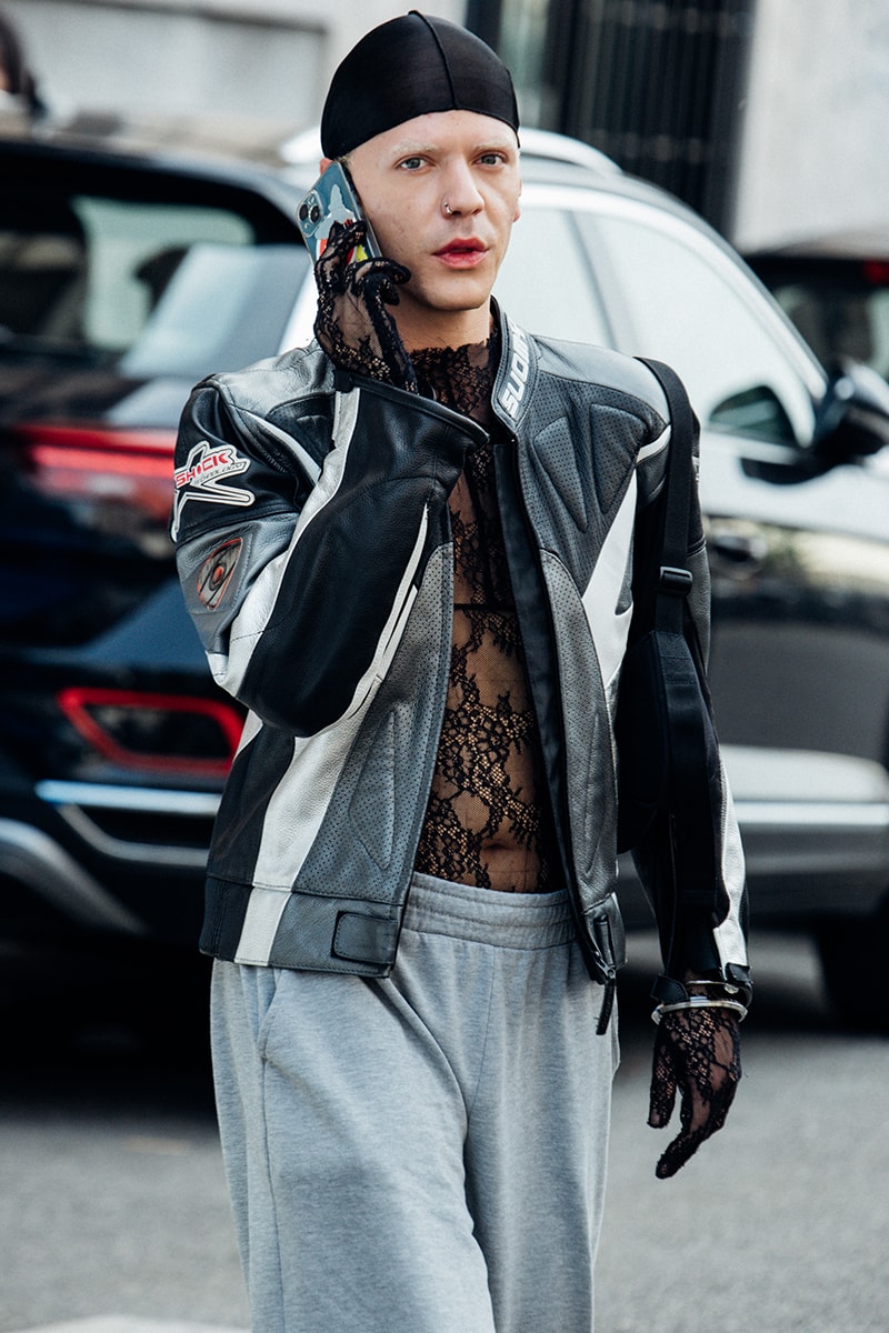 Milan Fashion Week SS25 Street Style prada bottega veneta versace diesel glenn maartens asap rocky rihanna