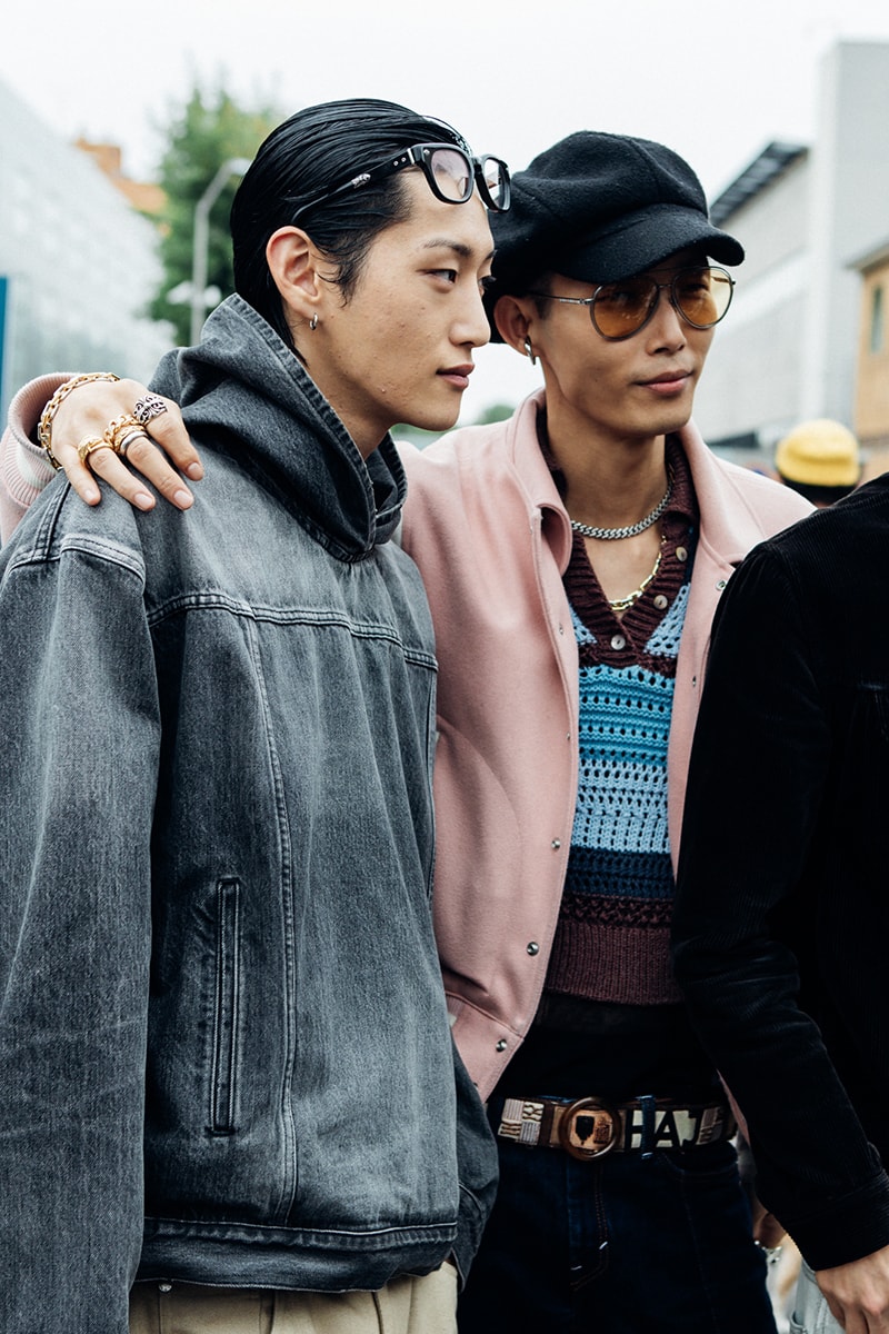 Milan Fashion Week SS25 Street Style prada bottega veneta versace diesel glenn maartens asap rocky rihanna