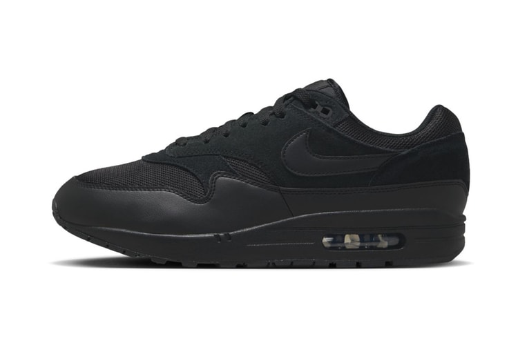 Nike Air Max 1 Enters Stealth Mode in "Black Cat"