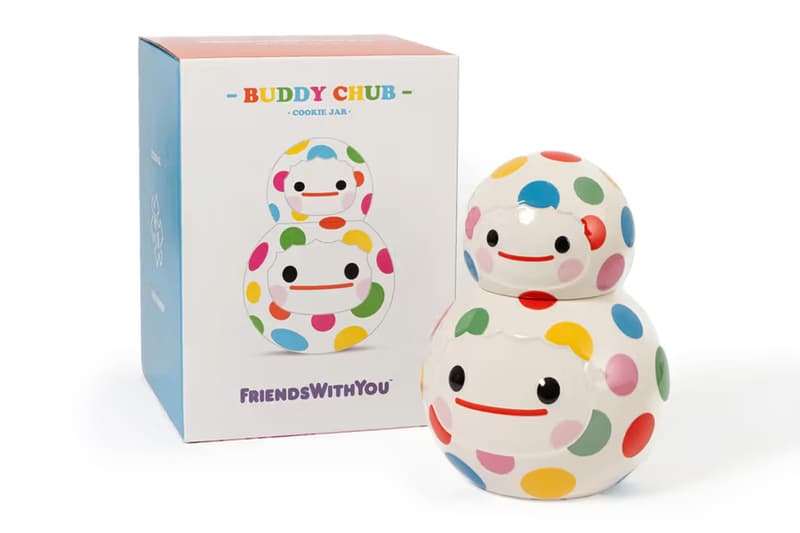 BUDDY CHUB Ceramic Cookie Jar FriendsWithYou Home Studyo Case Studyo Samuel Borkson Arturo Sandoval III Art Artworks Sculpture