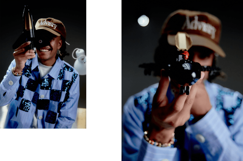 lego group pharrell williams keith herron new york los angeles streetwear fashion luxury over the moon exclusive collaboration set creativity fashion vibrant color campaign video interview feature