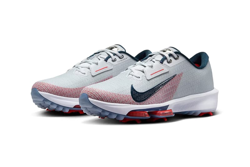 nike golf infinity tour 2 presidents cup usa international team red white blue black golf shoe sneaker