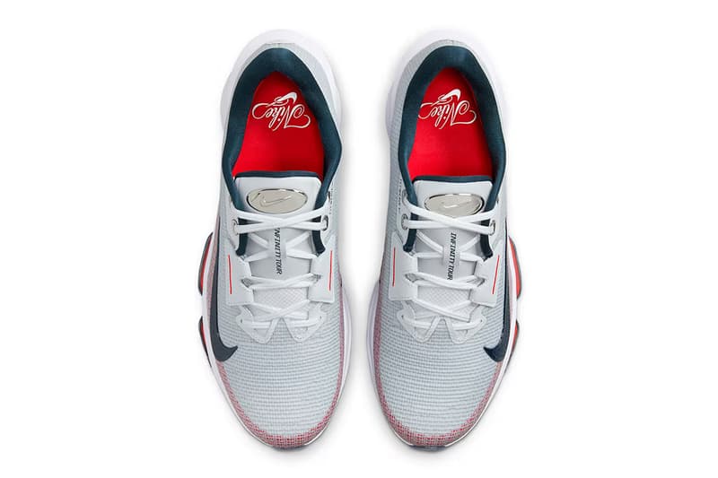 nike golf infinity tour 2 presidents cup usa international team red white blue black golf shoe sneaker