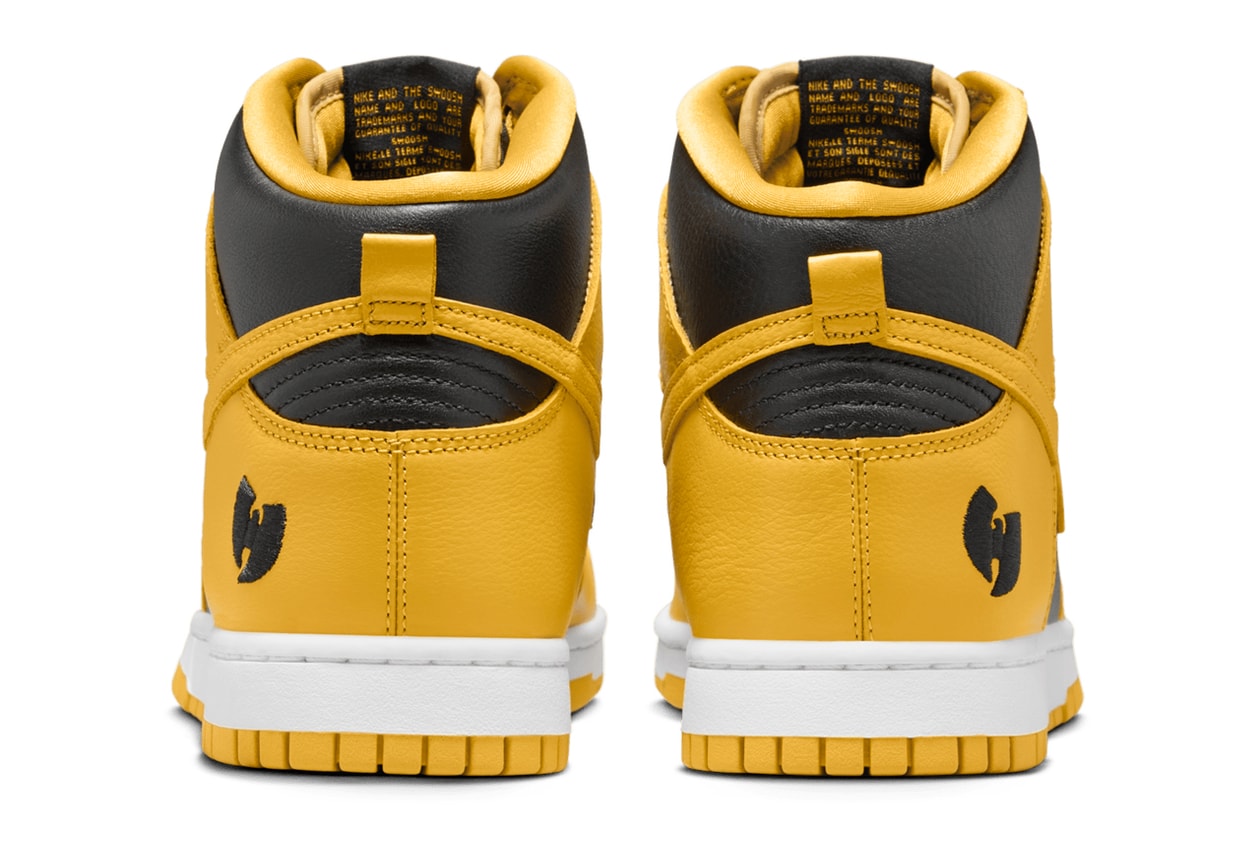 ウータン・クラン x ナイキ ダンク ハイの発売情報が解禁 Wu-Tang Clan x Nike Dunk High  black and Pollen release info