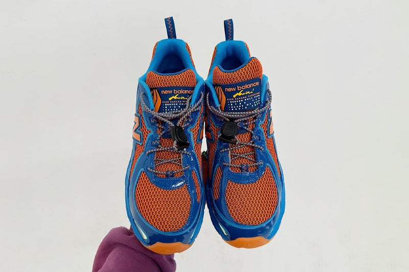 Aminé Reveals Next New Balance Collab New Balance 740v2 "BTEE740" release info drop price november sneaker collaboration price blue orange benson tech high school 