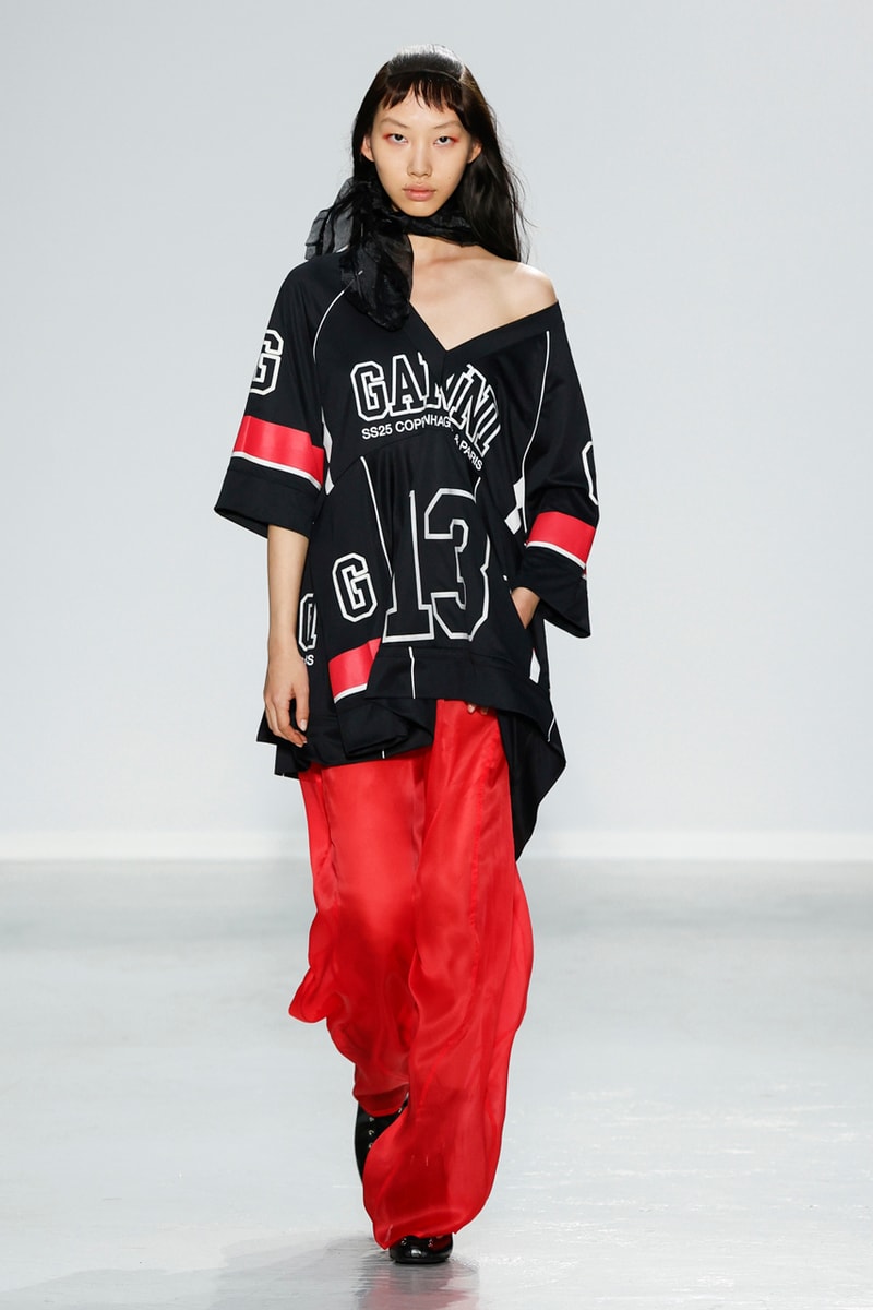 ganni ss25 paris fashion week ss25 spring summer 2025 runway show 