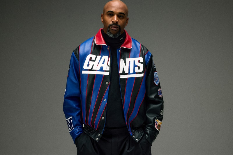 Kith NFL Collaboration Las Vegas Raiders, Philadelphia Eagles, Miami Dolphins, New York Giants, New York Jets david tyree