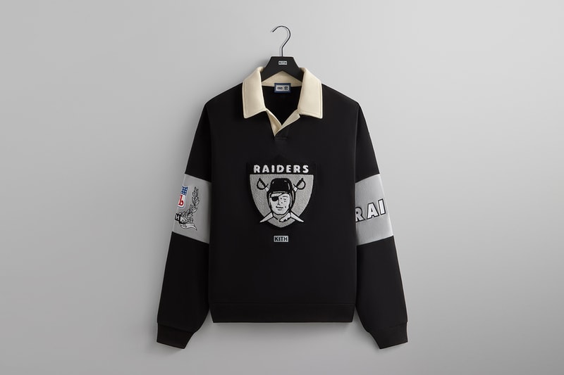 Kith NFL Collaboration Las Vegas Raiders, Philadelphia Eagles, Miami Dolphins, New York Giants, New York Jets david tyree