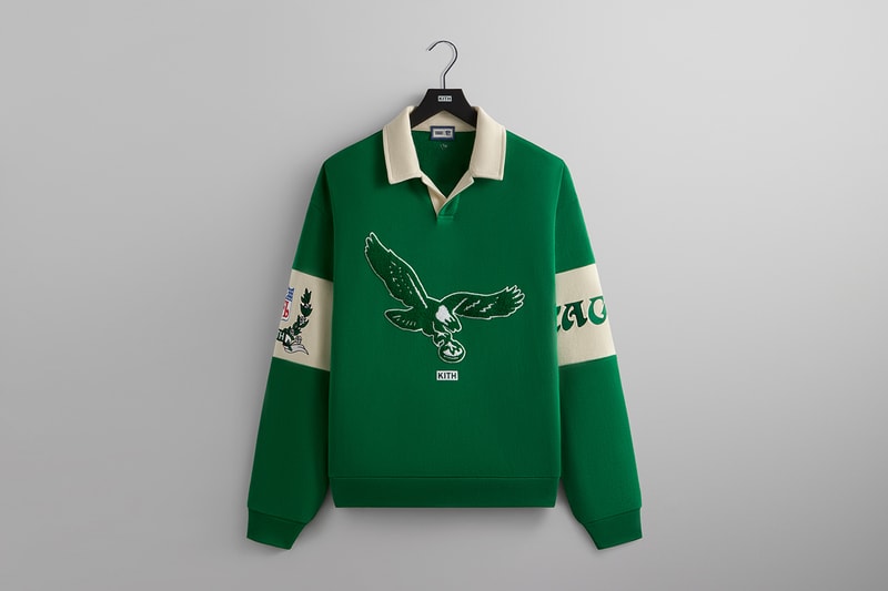 Kith NFL Collaboration Las Vegas Raiders, Philadelphia Eagles, Miami Dolphins, New York Giants, New York Jets david tyree
