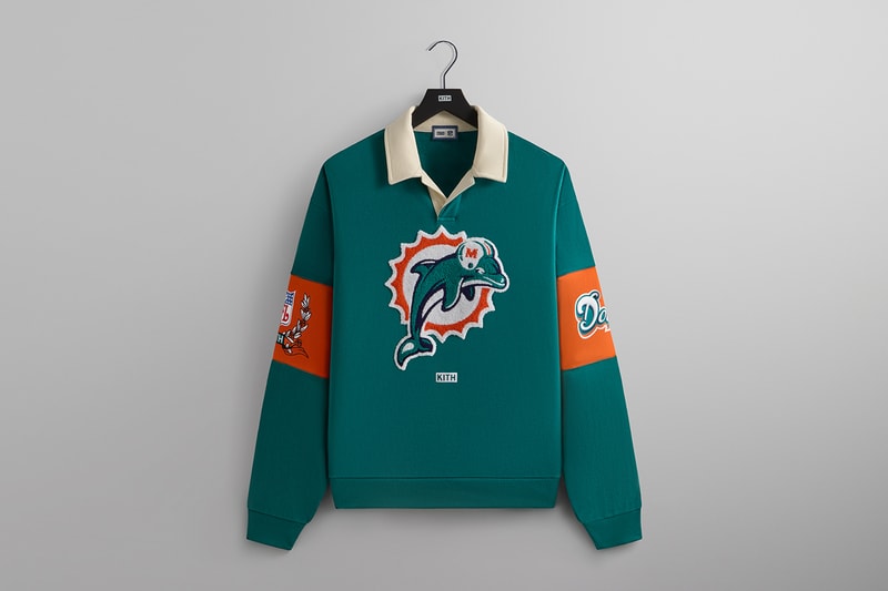Kith NFL Collaboration Las Vegas Raiders, Philadelphia Eagles, Miami Dolphins, New York Giants, New York Jets david tyree