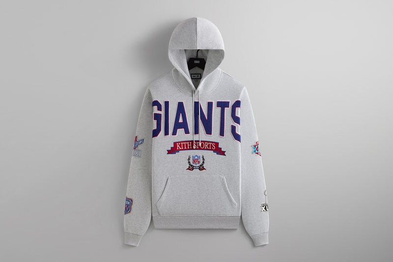 Kith NFL Collaboration Las Vegas Raiders, Philadelphia Eagles, Miami Dolphins, New York Giants, New York Jets david tyree
