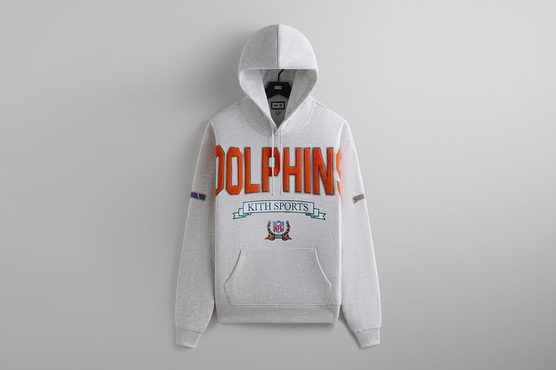 Kith NFL Collaboration Las Vegas Raiders, Philadelphia Eagles, Miami Dolphins, New York Giants, New York Jets david tyree