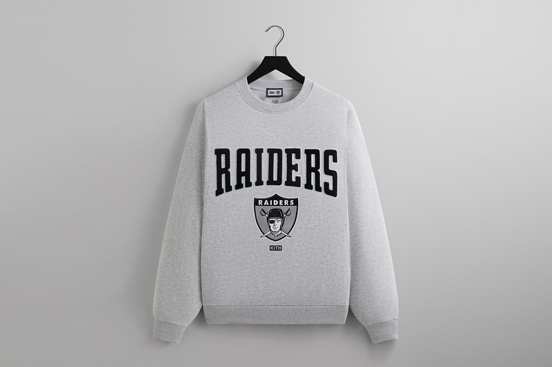 Kith NFL Collaboration Las Vegas Raiders, Philadelphia Eagles, Miami Dolphins, New York Giants, New York Jets david tyree