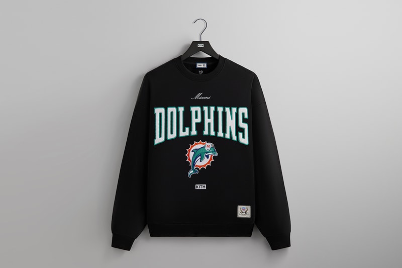 Kith NFL Collaboration Las Vegas Raiders, Philadelphia Eagles, Miami Dolphins, New York Giants, New York Jets david tyree