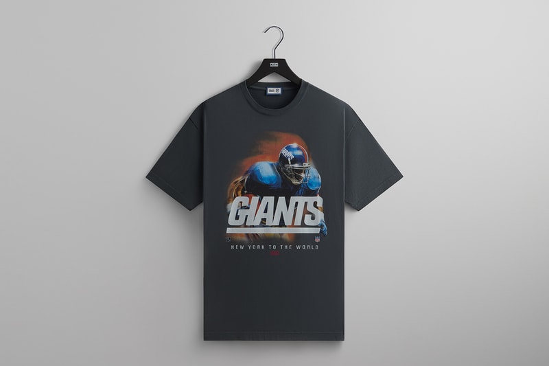 Kith NFL Collaboration Las Vegas Raiders, Philadelphia Eagles, Miami Dolphins, New York Giants, New York Jets david tyree