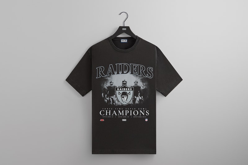 Kith NFL Collaboration Las Vegas Raiders, Philadelphia Eagles, Miami Dolphins, New York Giants, New York Jets david tyree
