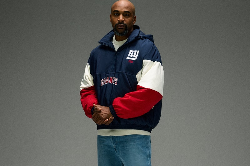 Kith NFL Collaboration Las Vegas Raiders, Philadelphia Eagles, Miami Dolphins, New York Giants, New York Jets david tyree