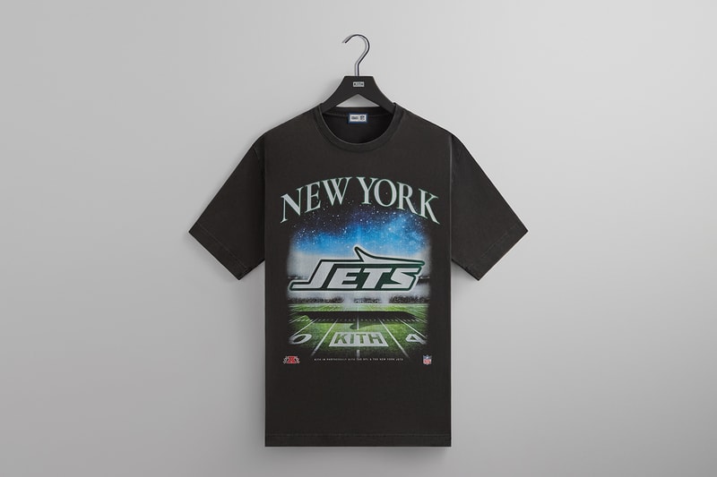 Kith NFL Collaboration Las Vegas Raiders, Philadelphia Eagles, Miami Dolphins, New York Giants, New York Jets david tyree