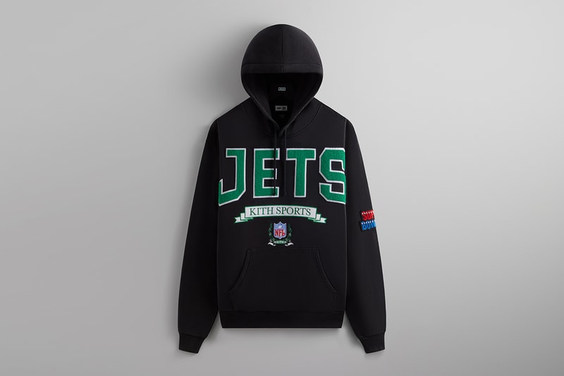 Kith NFL Collaboration Las Vegas Raiders, Philadelphia Eagles, Miami Dolphins, New York Giants, New York Jets david tyree