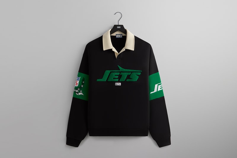 Kith NFL Collaboration Las Vegas Raiders, Philadelphia Eagles, Miami Dolphins, New York Giants, New York Jets david tyree