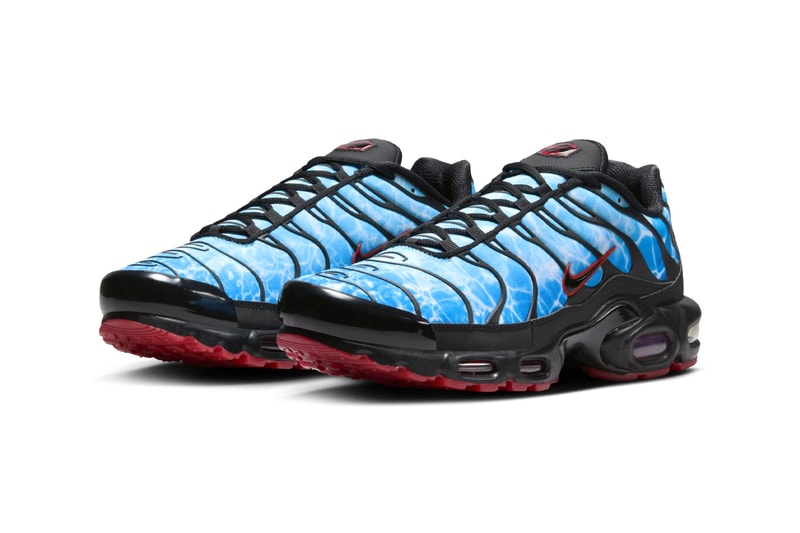 Nike Air Max Plus "Shark Attack" HQ3824-001 Release Info Black/Baltic Blue-Photo Blue october 2024 fall ocean themed sneaker deep blue sea
