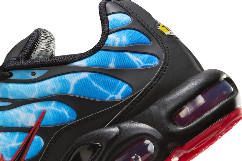 Nike Air Max Plus "Shark Attack" HQ3824-001 Release Info Black/Baltic Blue-Photo Blue october 2024 fall ocean themed sneaker deep blue sea