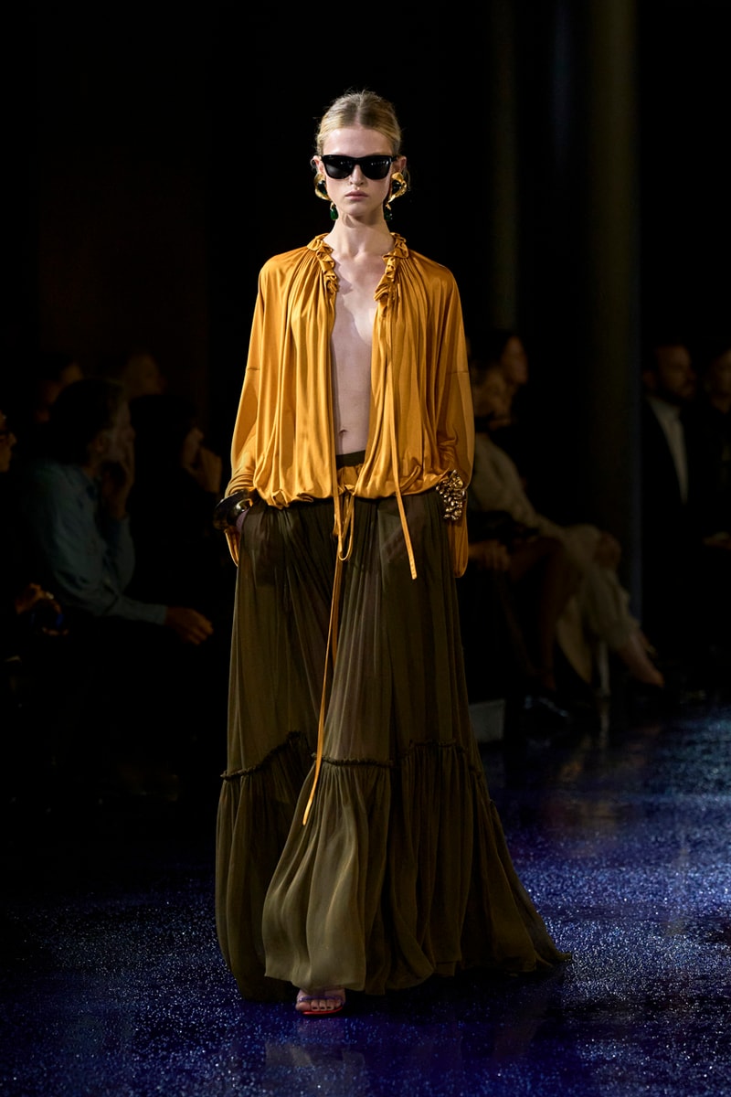 Saint Laurent SS25 Works Hard and Plays Hard Paris Fashion Week Spring Summer 2025 Runway Collection