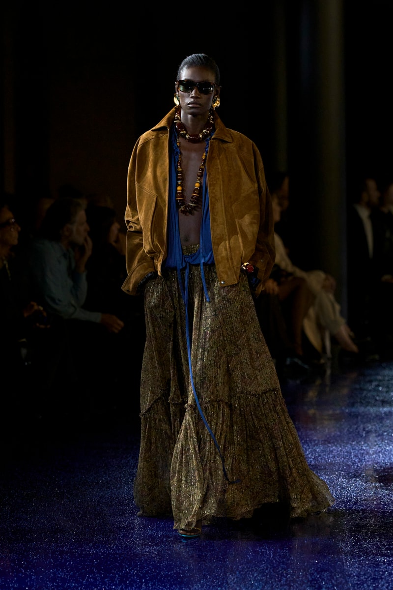 Saint Laurent SS25 Works Hard and Plays Hard Paris Fashion Week Spring Summer 2025 Runway Collection