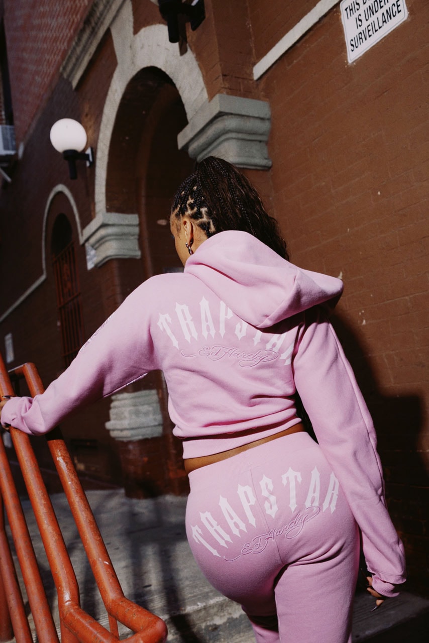 Trapstar x Ed Hardy Connects London to Harlem collab collection capsule drop price nemzzz lookbook bloody dior dragon graphic track suit jacket