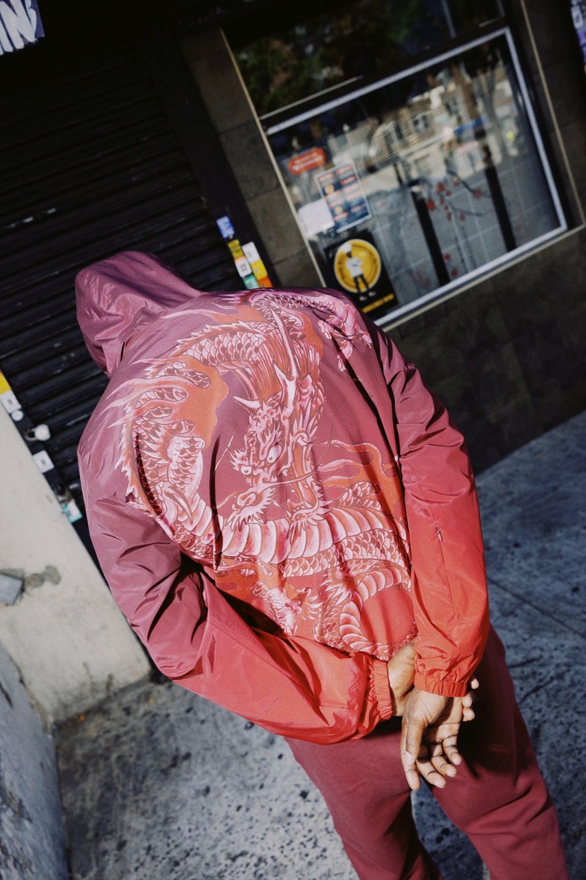 Trapstar x Ed Hardy Connects London to Harlem collab collection capsule drop price nemzzz lookbook bloody dior dragon graphic track suit jacket