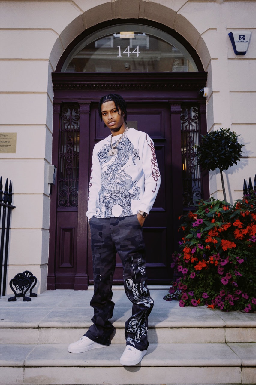 Trapstar x Ed Hardy Connects London to Harlem collab collection capsule drop price nemzzz lookbook bloody dior dragon graphic track suit jacket