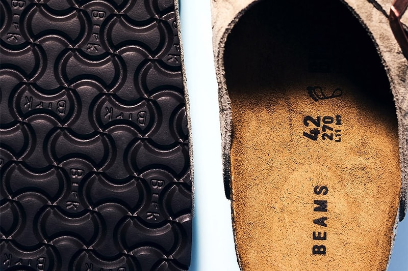 BEAMS Brings the "Bone Pattern” to Birkenstock's "London" collab bone pattern boston zurich model footwear price jp mens plus t