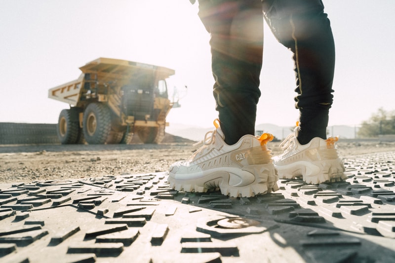 cat footwear sneaker intruder collection winter climate mecha galosh max ignite fragmented future stacked sole rubberized mudguard waterproof 