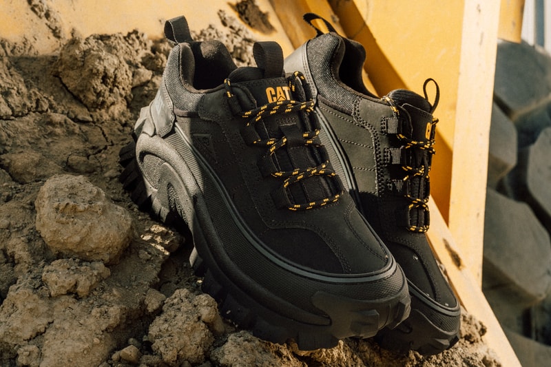 cat footwear sneaker intruder collection winter climate mecha galosh max ignite fragmented future stacked sole rubberized mudguard waterproof 