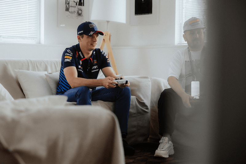 Max Verstappen Red bull racing formula 1 playstation 5 ps5 Hypebeast in a game of EA Sports FC