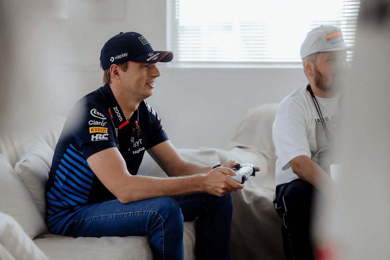 Max Verstappen Red bull racing formula 1 playstation 5 ps5 Hypebeast in a game of EA Sports FC