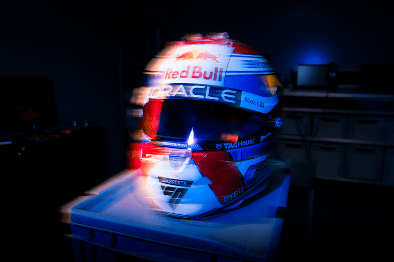 Max Verstappen Red bull racing formula 1 playstation 5 ps5 Hypebeast in a game of EA Sports FC