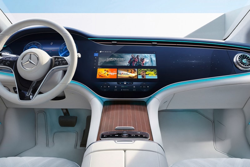 Mercedes Benz x Sony Pictures In Car Entertainment Info
